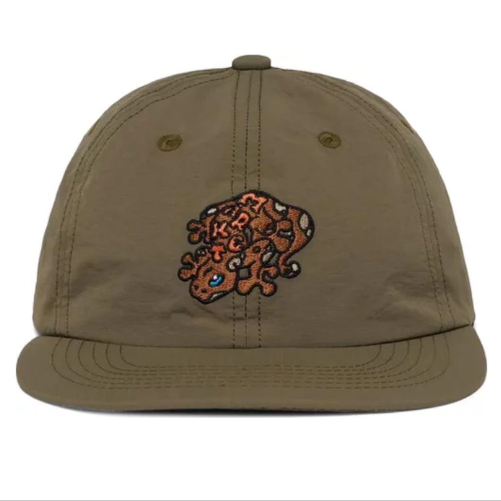 Market Brand Lizard 5-Panel Hat Khaki/Brown NWT MSRP 40.00